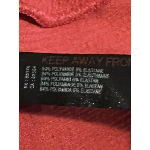 OUT FROM UNDER Coral Ribbed Snap Button Henley Long Sleeve Women’s Sz M - Picture 7 of 9